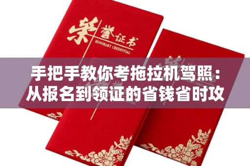 全国手把手教你考拖拉机驾照:从报名到领证的省钱省时攻略